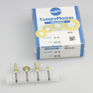 COMPOMASTER SURTIDO CA PULIDO RESINA 4 PIEZAS